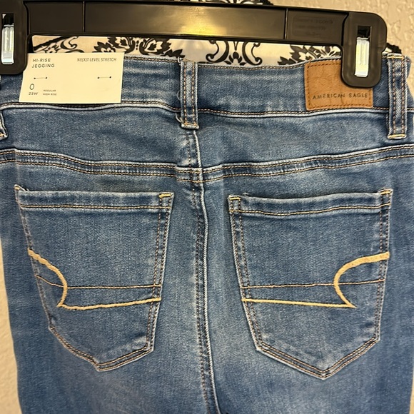 American Eagle Next Level Stretch Hi Rise Jegging size 0 - Picture 3 of 6